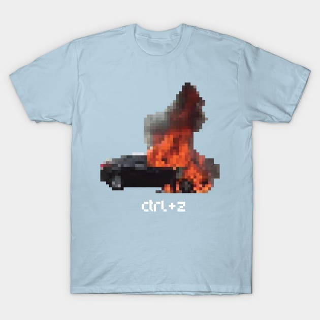 Ctrl + Z Wreck T-Shirt by ClarkStreetPress